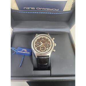Porsamo Bleu Dylan Watch Black Dial, Open Box Never Worn